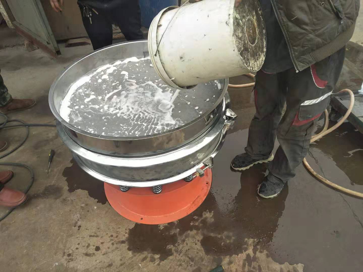 塑料回收筛粉机